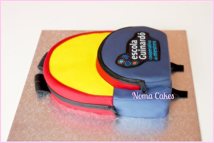 TARTA MOCHILA - backpack CAKE