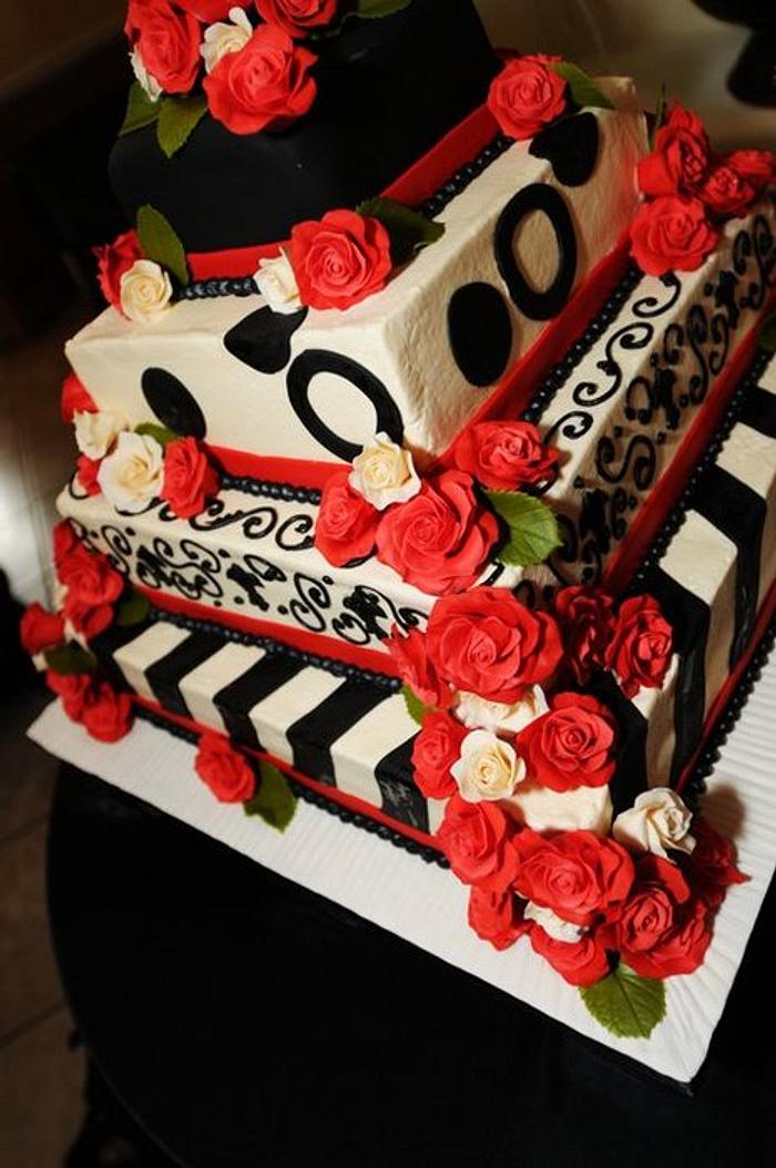 Different type of wedding cake!