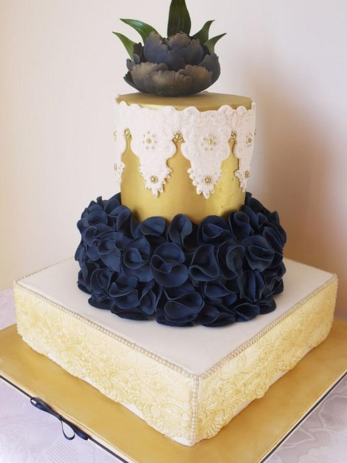 Matilda wedding cake