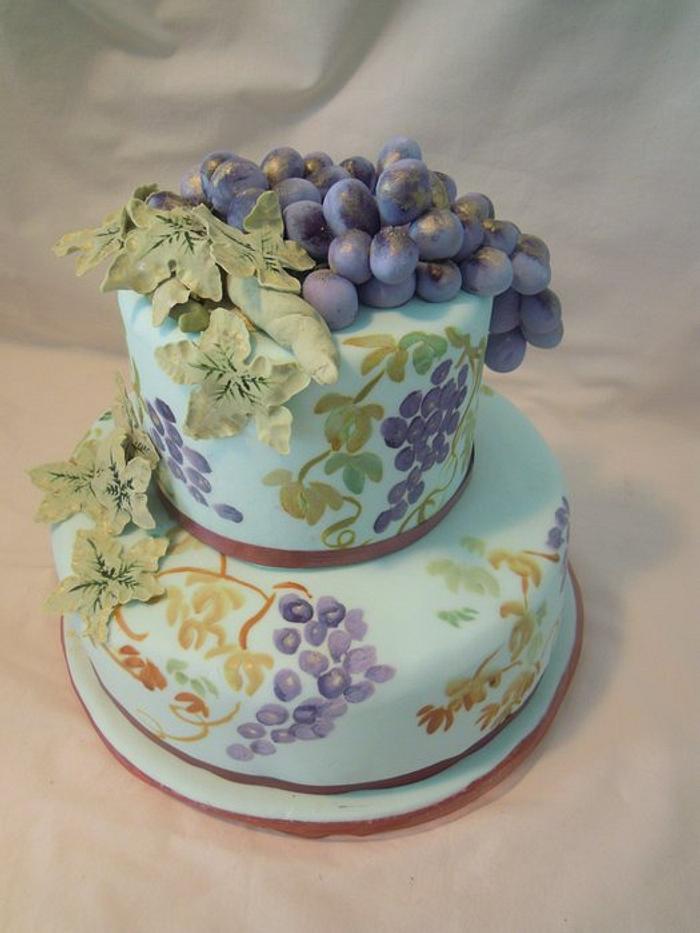 violet grapes