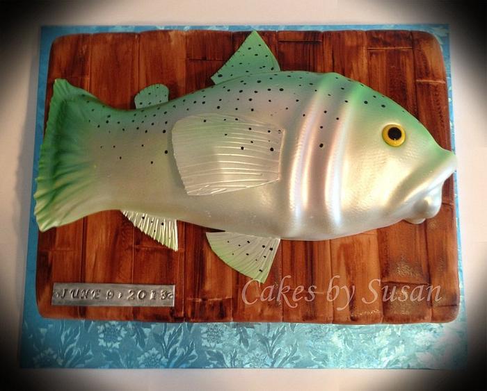 Fish grooms cake