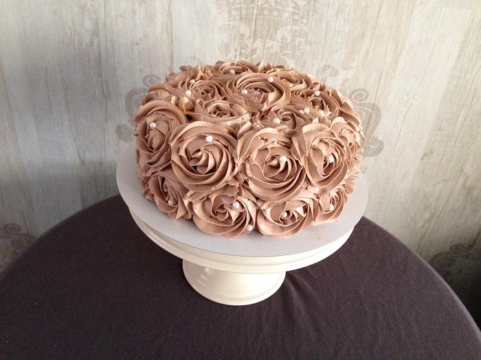 Chocolate swirl cake