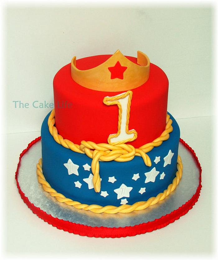 "1"der woman cake