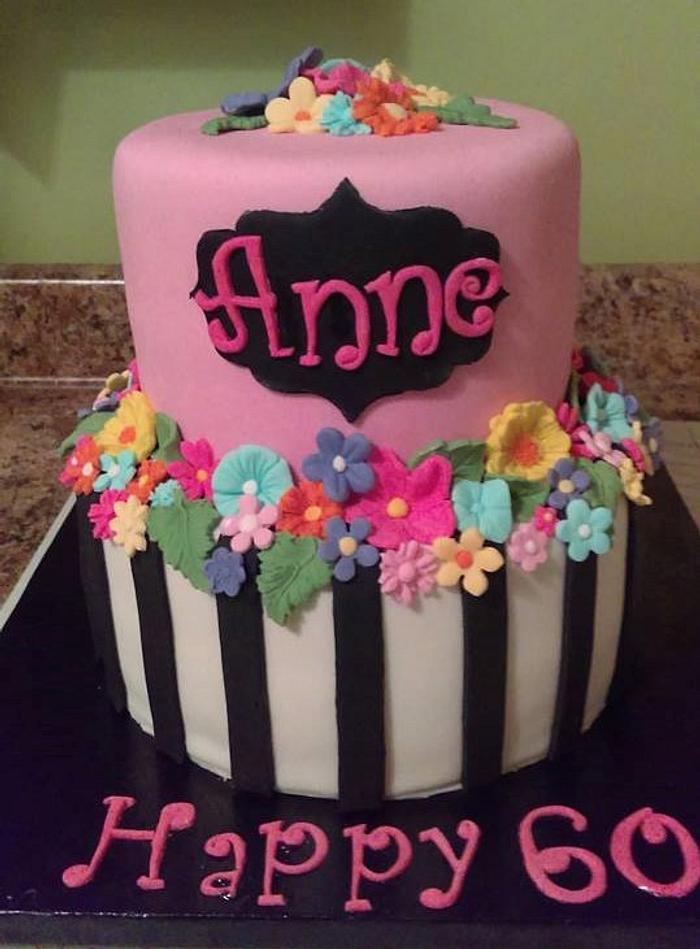 Anne's 60th Birthday Cake!
