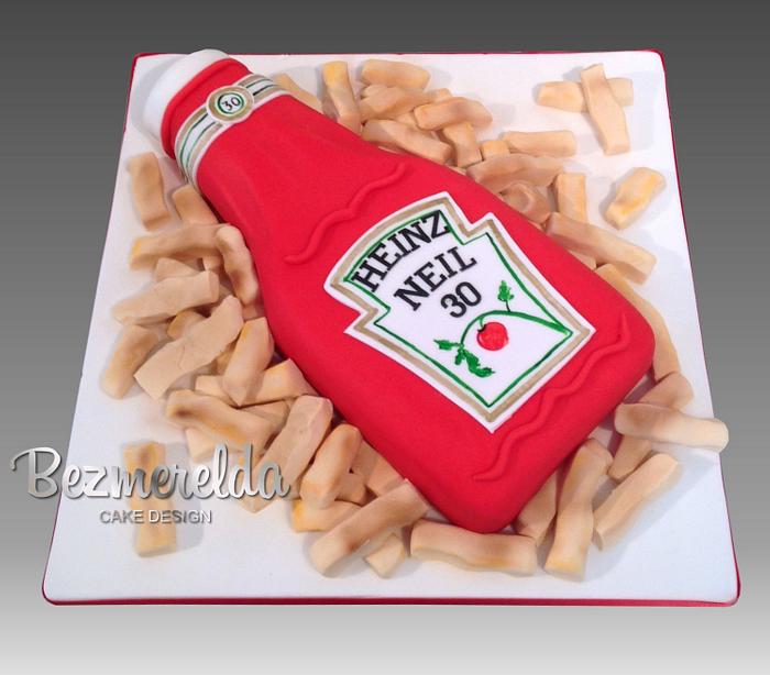 Heinz Ketchup cake 