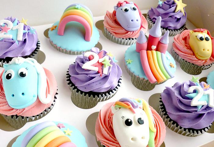 'My Little Pony' cupcakes