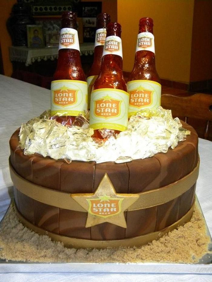 Lone Star Beer cake