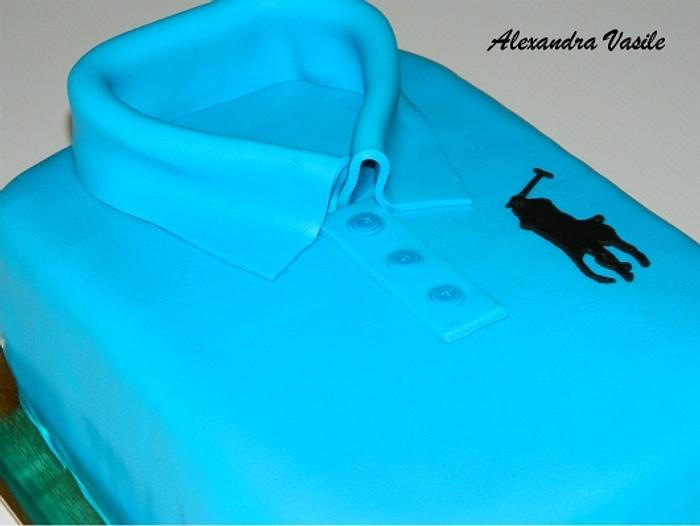 Polo shirt cake