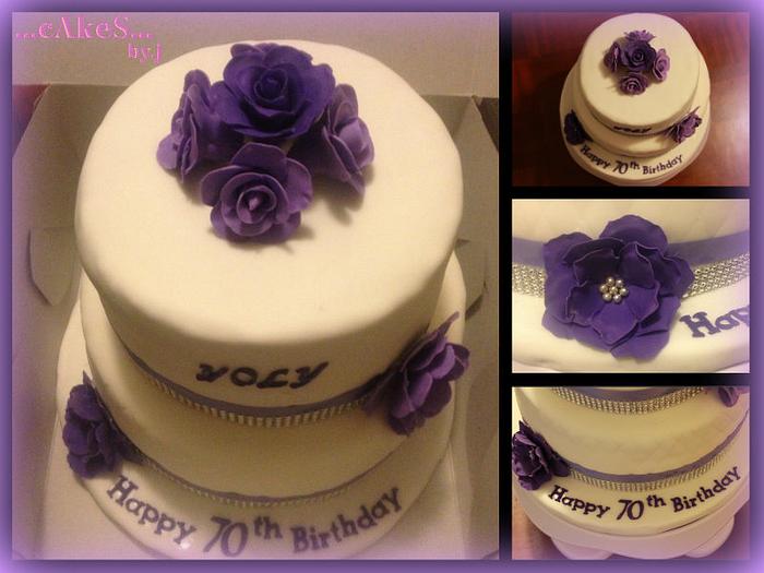 ...70th Birthday  Cake...