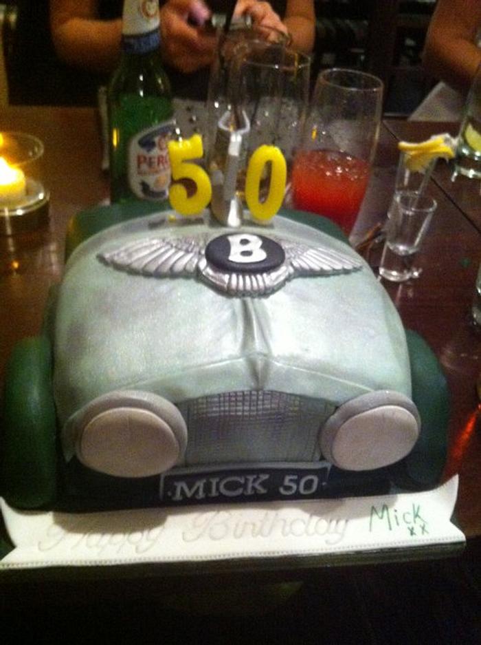 Vintage Bentley cake