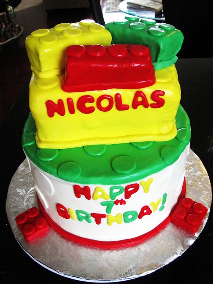 Boy's birthday Lego inspired