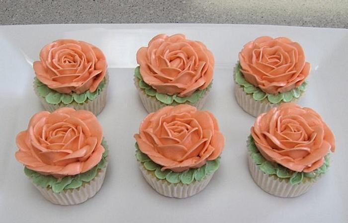 Rose SMBC cupcakes