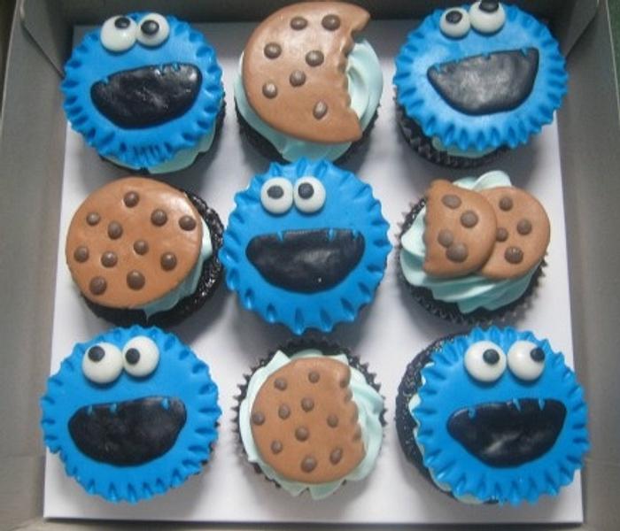 Cookie monster toppers