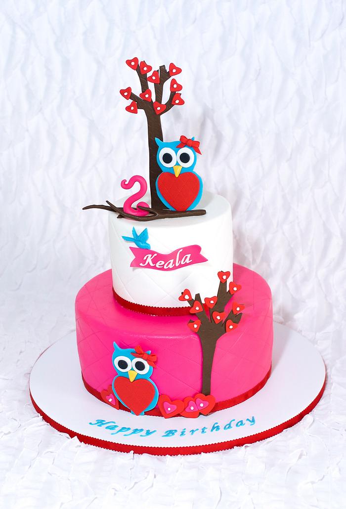 Owl Cake 