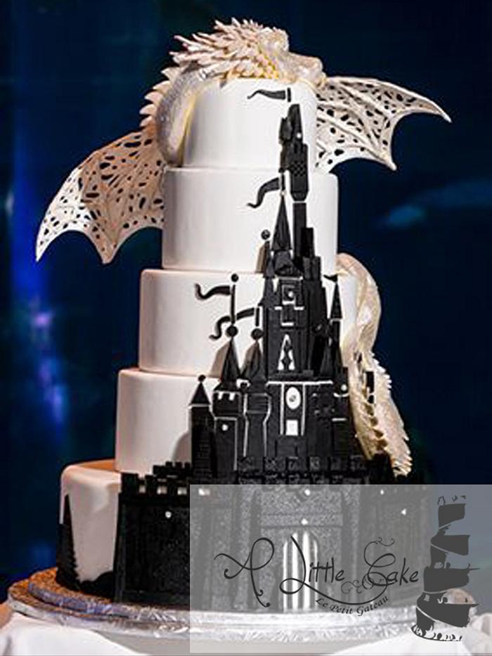 Disney Fairy Tale Weddings and Honeymoon Wednesday Wedding Cake