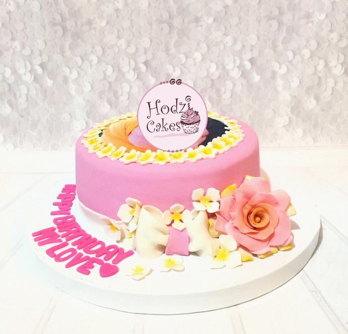 Floral Birthday Cake 🌸🌷🌸