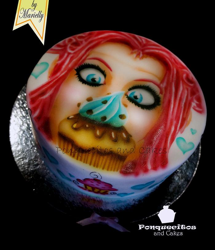 Art in Cake with Airbrush