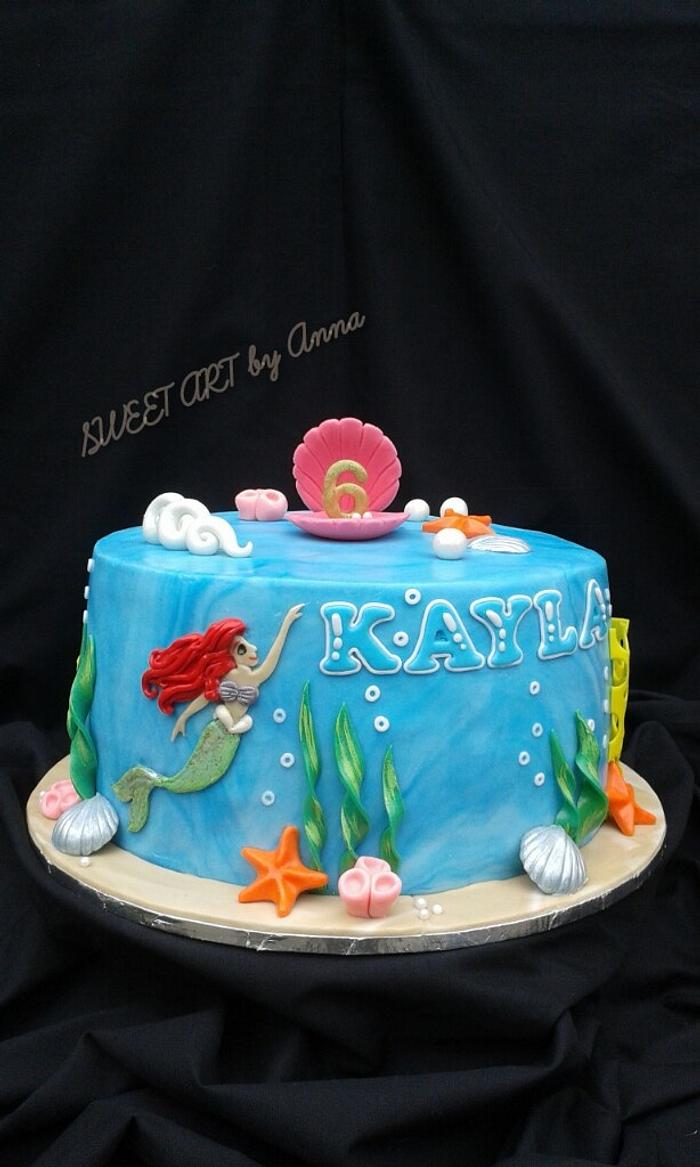 Little Mermaid cake - Decorated Cake by SWEET ART Anna - CakesDecor