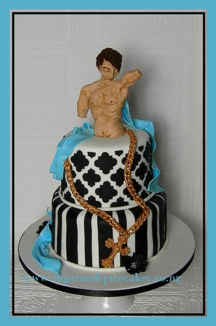 Adonis Sculpture Wedding Cake