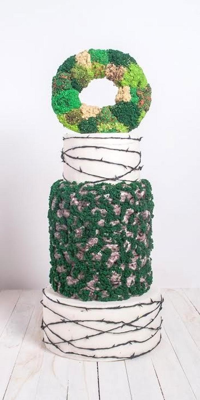 Moss Wreath Cake