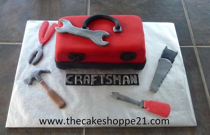 Craftsman Toolbox cake