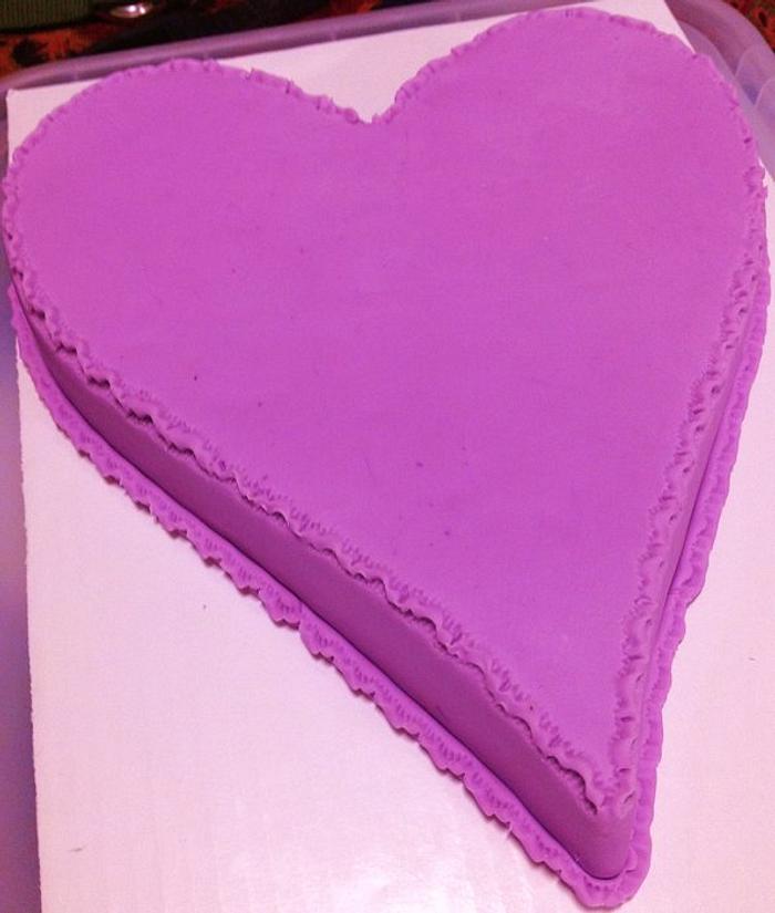 Heart Cake for Afternoon Tea