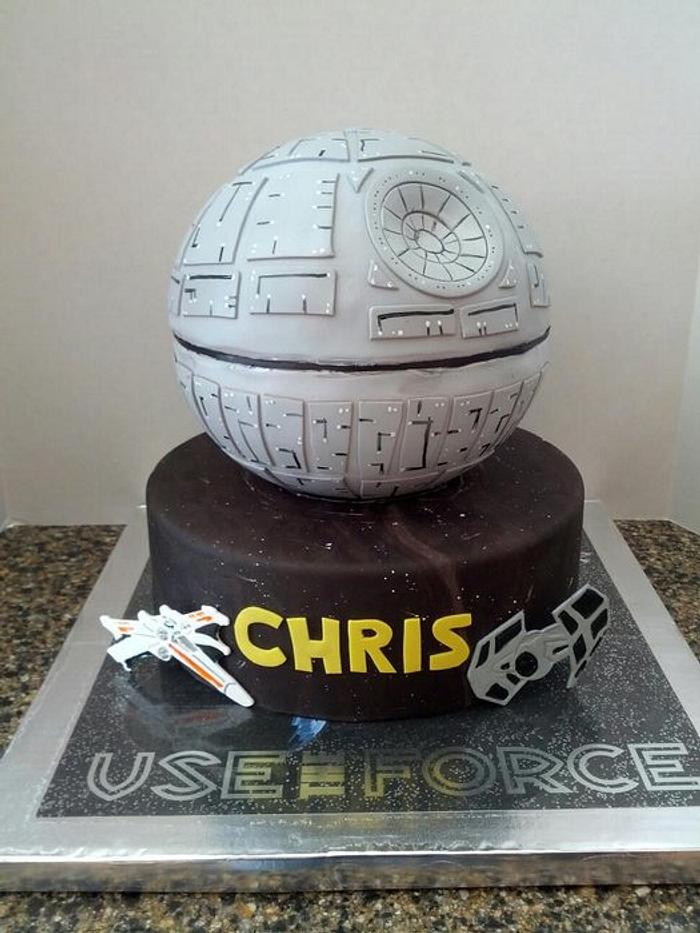 Death Star Birthday Cake