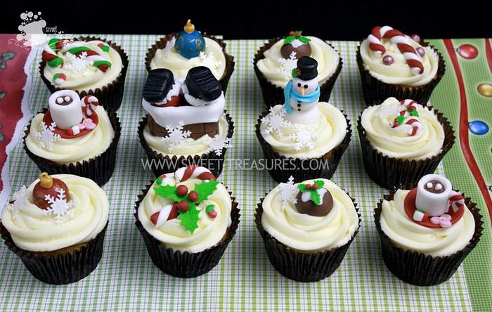 Christmas Cupcakes:D