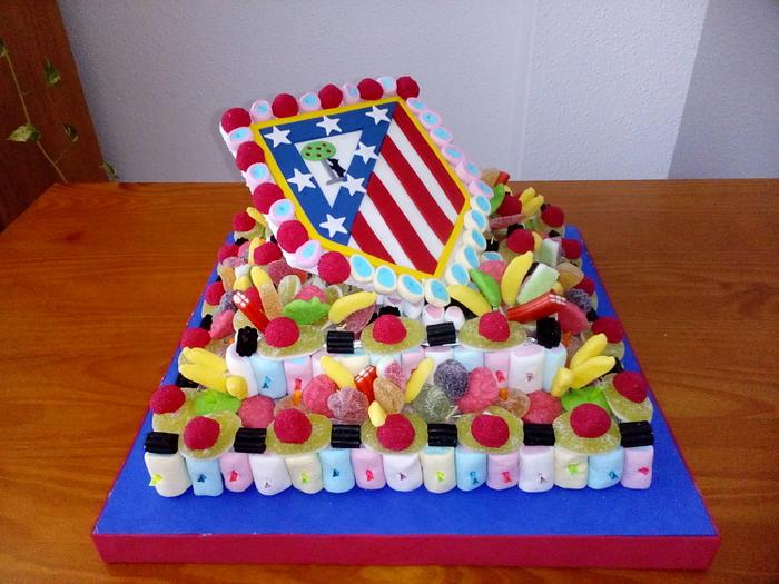 Marshmallow CAKE  ATLETICO de MADRID