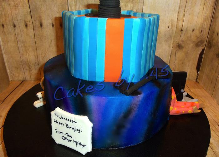 Coraline Theme Birthday Cake