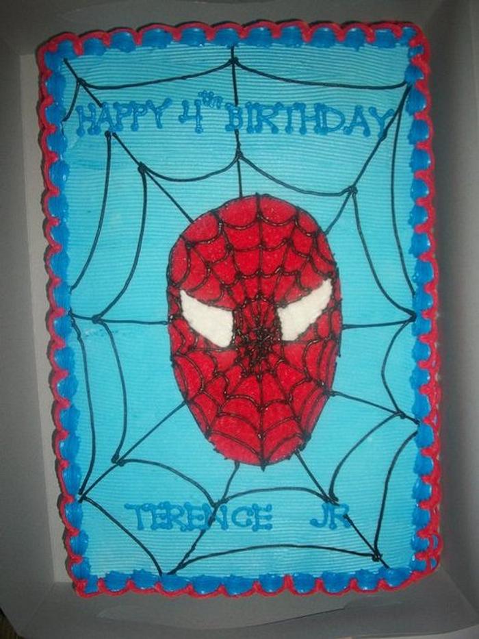 Spiderman Sheet Cake
