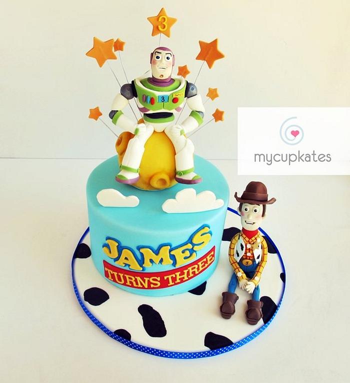 Toy story Buzz & Woodie cake