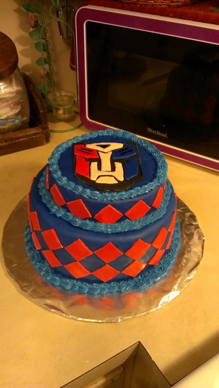 Transformers cake 