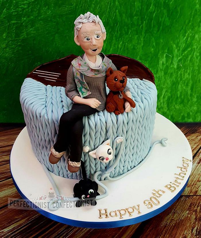 Mollie - 90th Birthday Cake