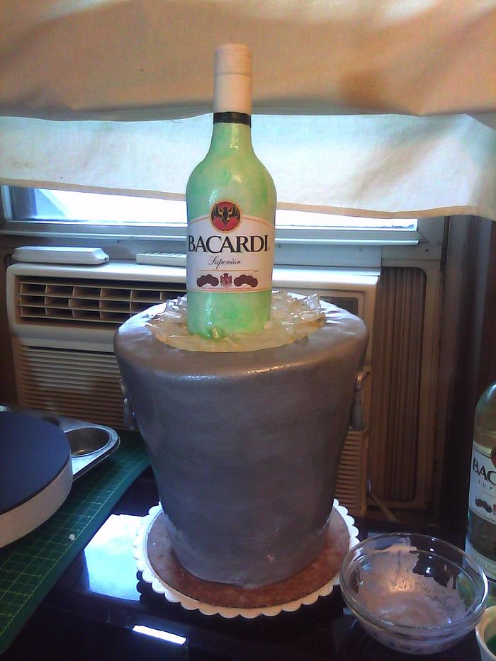 Bacardi Rum Logo Edible Icing Cake Topper – the caker online