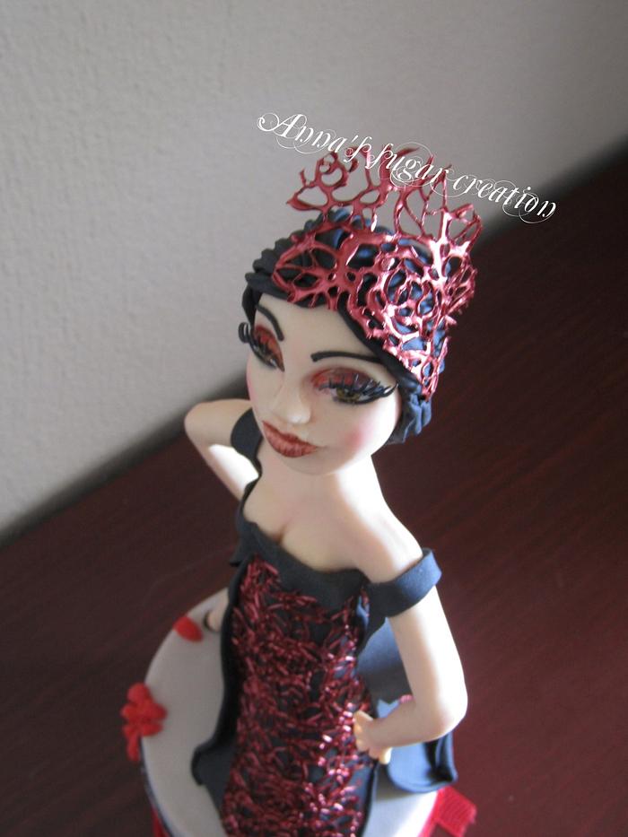 Flamenco Modeling Figure