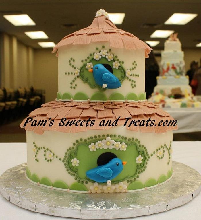 Birdhouse Cake