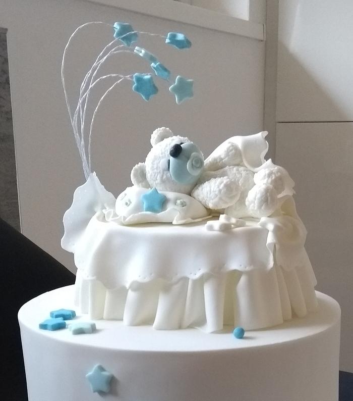 Little polar bear cake topper