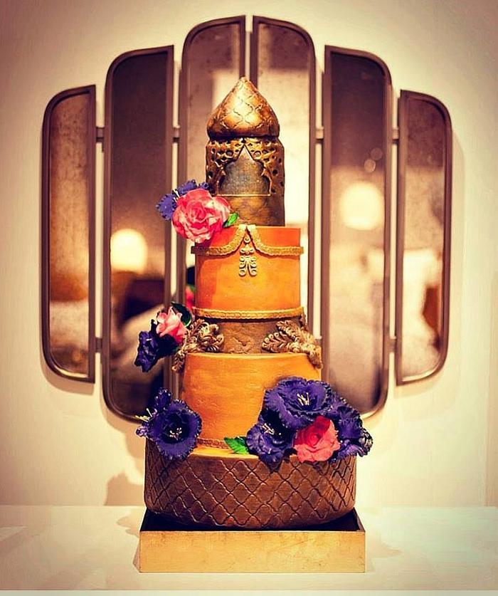 Mediterranean Wedding Cake.