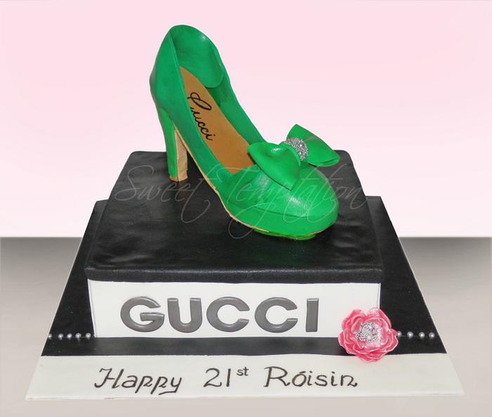 Gucci Shoe Cake