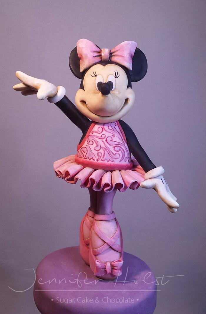 Minnie Mouse - vintage style cake topper