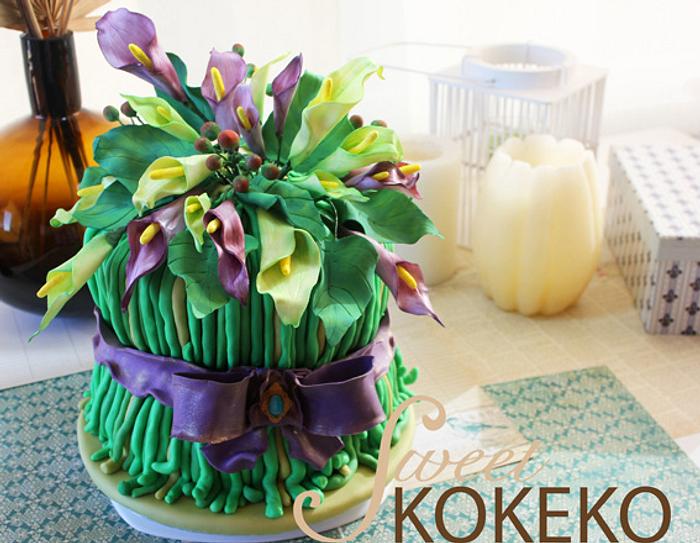 Calla´s Bouquet Cake