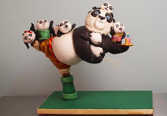 Kung Fu Panda 3D Cake