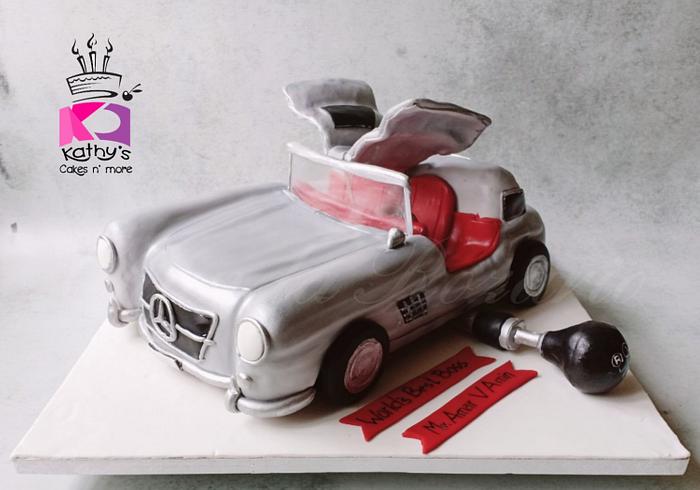 Mercedes Benz car cake