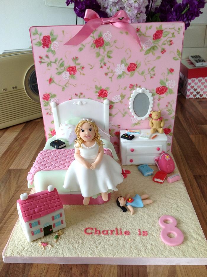 Little girls Bedroom cake