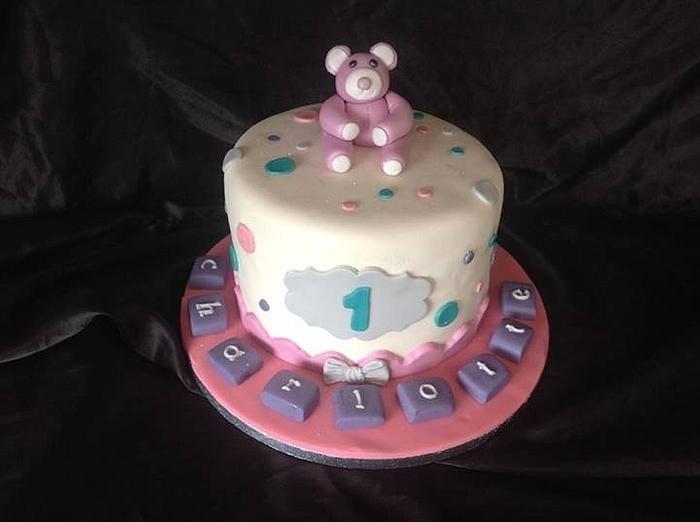 1st birthday cake 