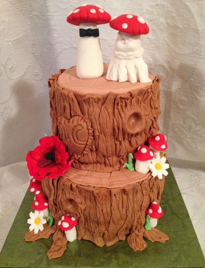 Tree Wedding cake