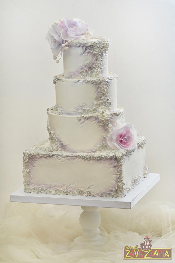 Bas-relief Wedding Cake 