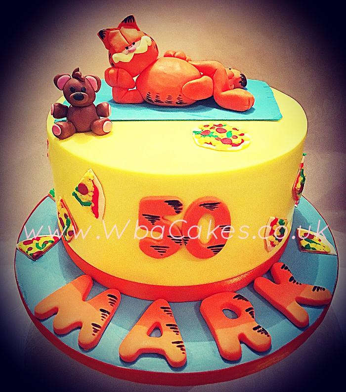 Garfield Birthday Cake