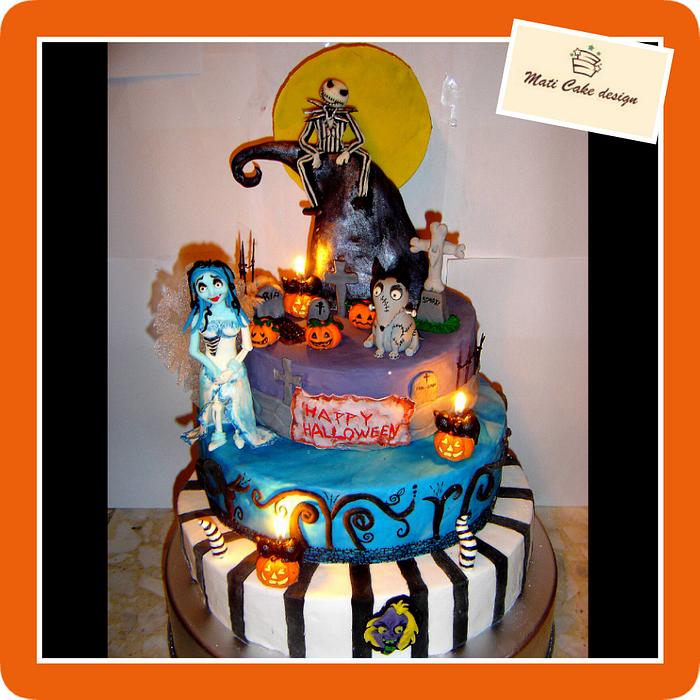 Tim Burton cake